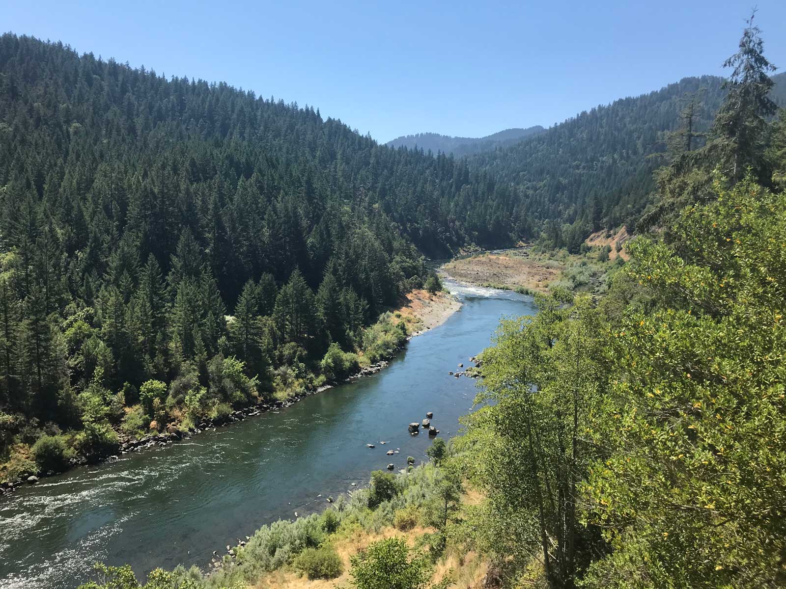 Rogue River between Agness and Illahe in the Shasta Agness Planning Area